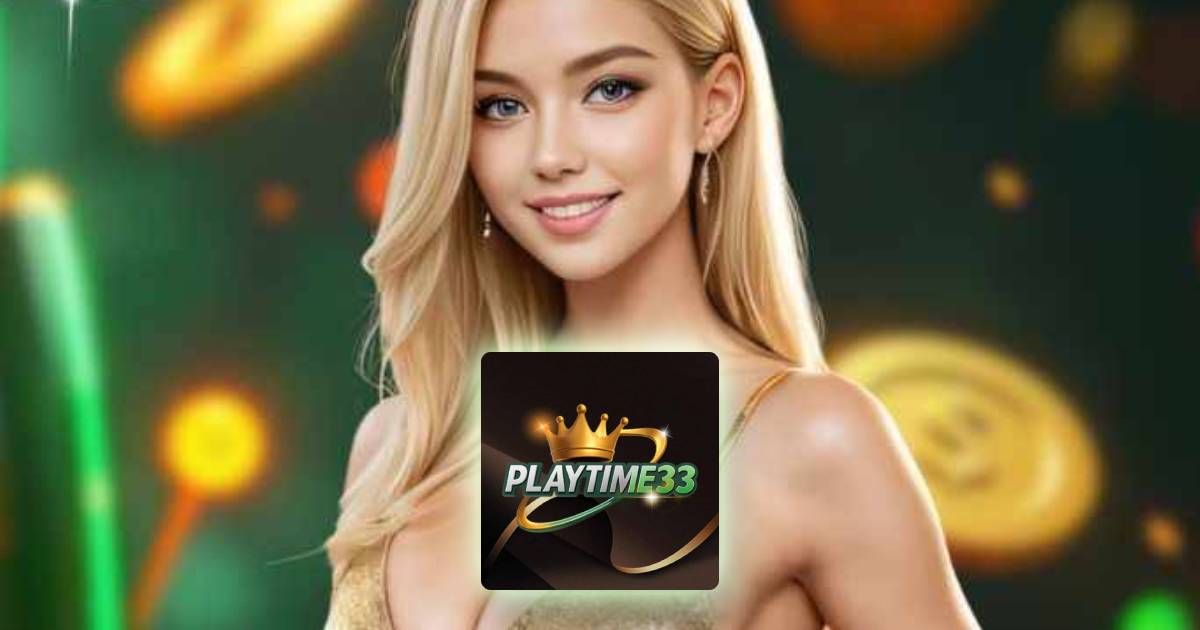 Main visual banner for PlayTime33 featuring top games